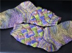 entrelac socks