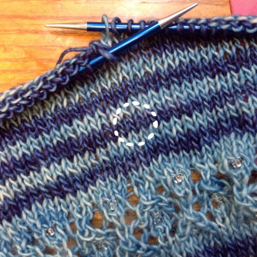 dropped stitch fixed