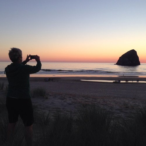 Haystack Rock Sunset Cape Kiwanda