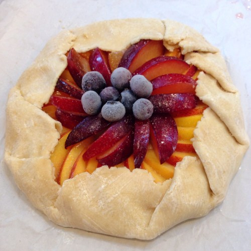 pdxknitterati stone fruit galette