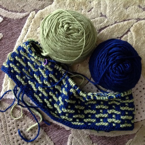 pdxknitterati slip stitch cowl