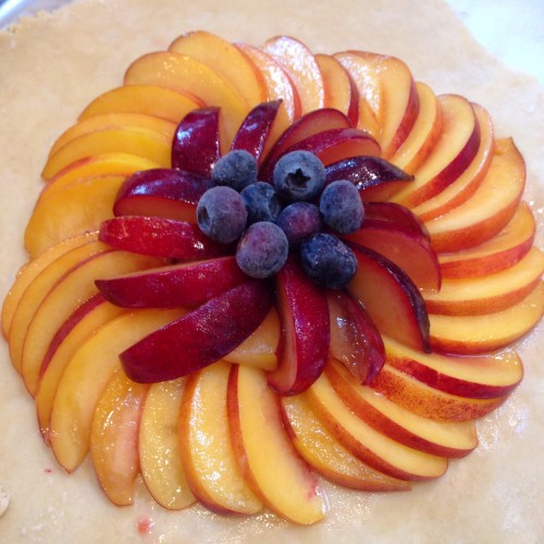 pdxknitterati stone fruit galette