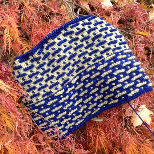 morse code cowl pdxknitterati