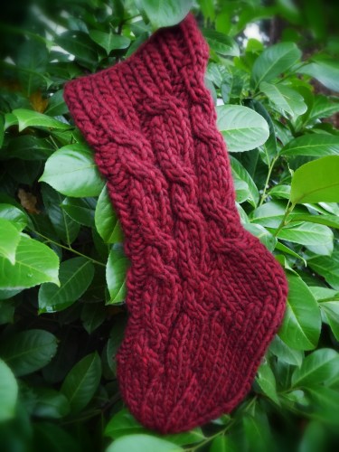 pdx christmas stocking knit picks