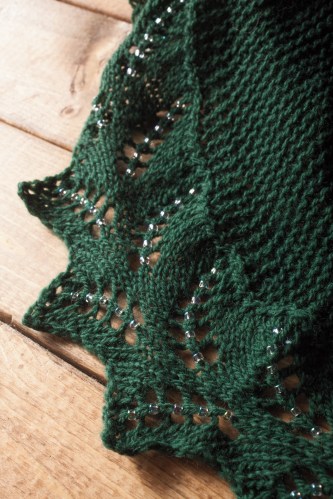 pdxknitterati fern shawlette edge detail