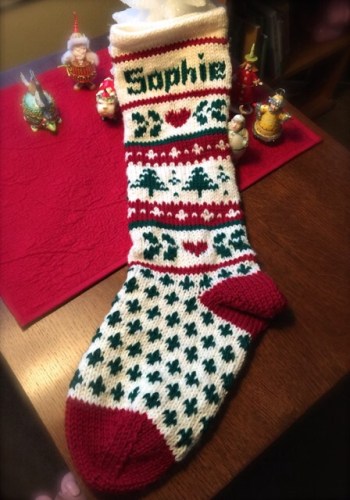 Christmas stocking by Anne
