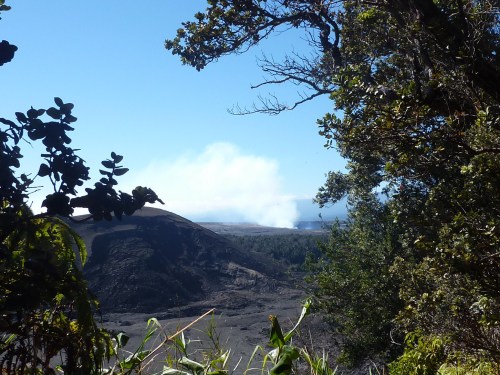 Pu'u Pua'i and Halema'uma'u