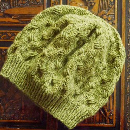 pdxknitterati criss cross beret