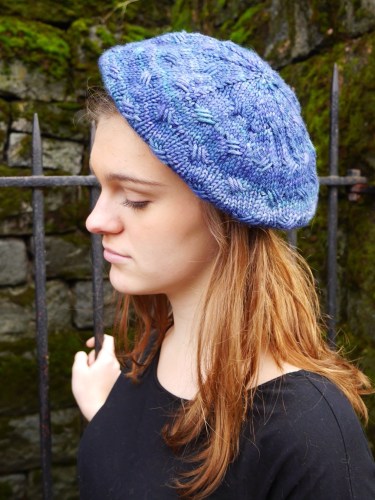 pdxknitterati criss cross beret