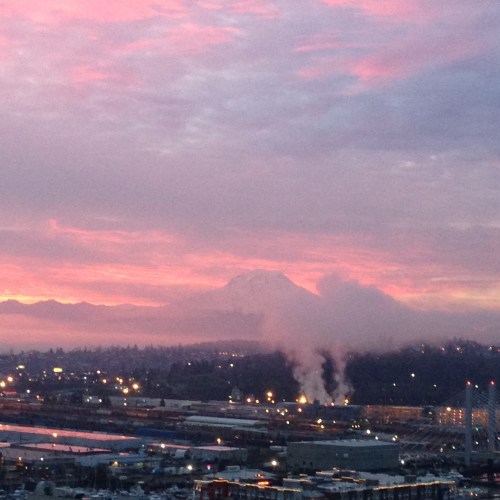 mt rainier sunrise