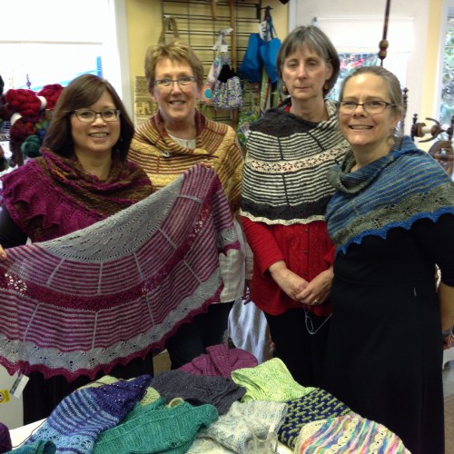 pdxknitterati rosaria shawlette