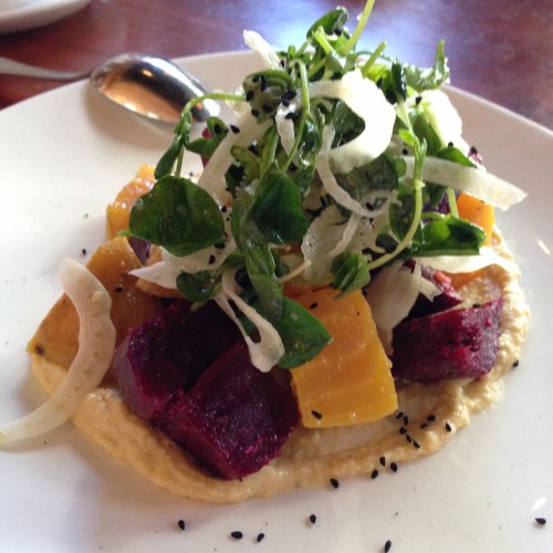 beet salad at lola