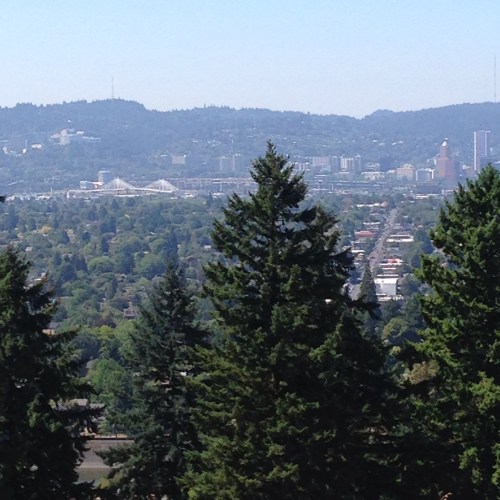 Mt Tabor view of Tillikum Crossing