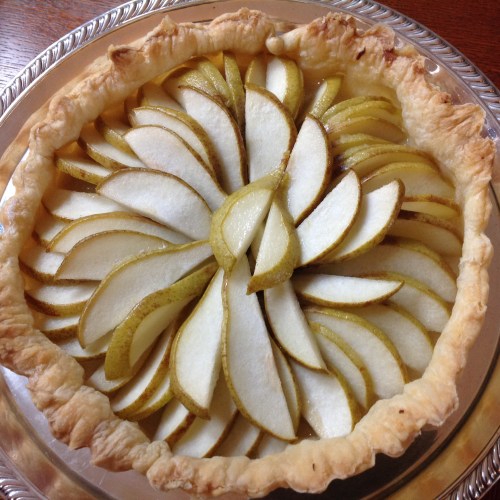 puff pastry pear tart