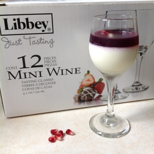 mini wine glass dessert