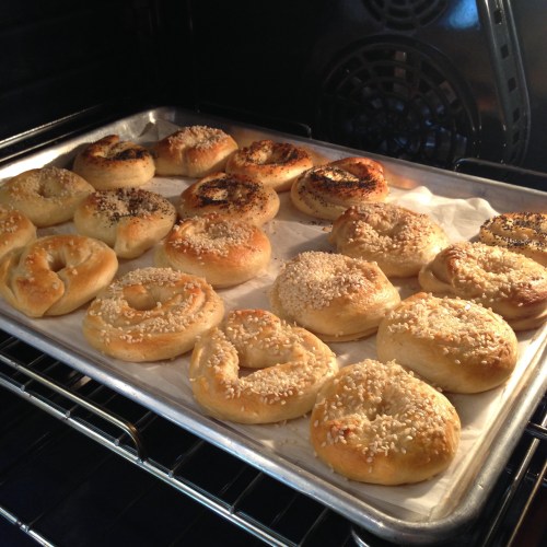 baking bagels