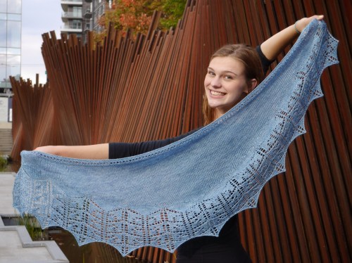 pdxknitterati lobelia shawl
