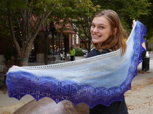 pdxknitterati lobelia shawl