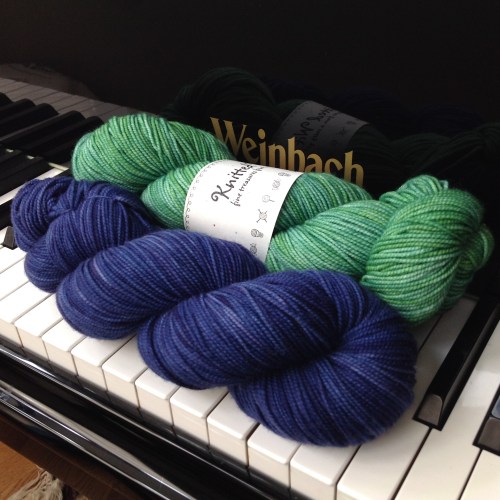 knitted wit superwash merino fingering