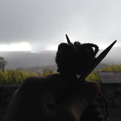 yarn chicken with Pele