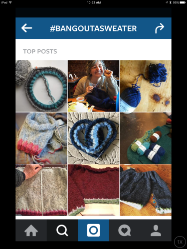 #bangoutasweater instagram