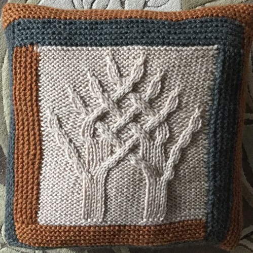 snowy woods log cabin trees