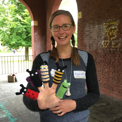 Hannah Knit Picks finger puppets