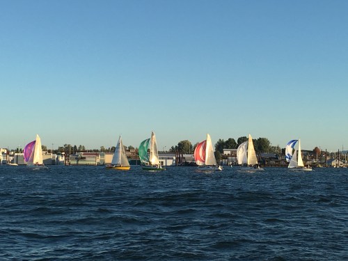 spinnakers on the columbia
