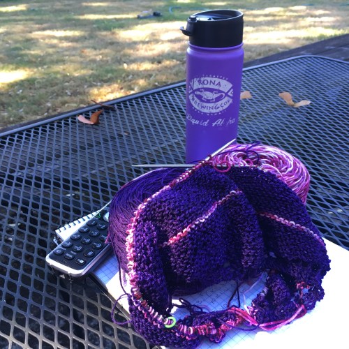 purple garter crescent