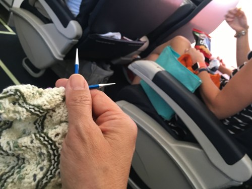 airplane knitting