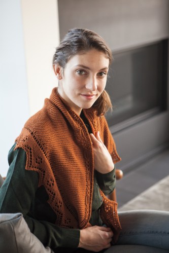 Rain Chain Shawlette KP2