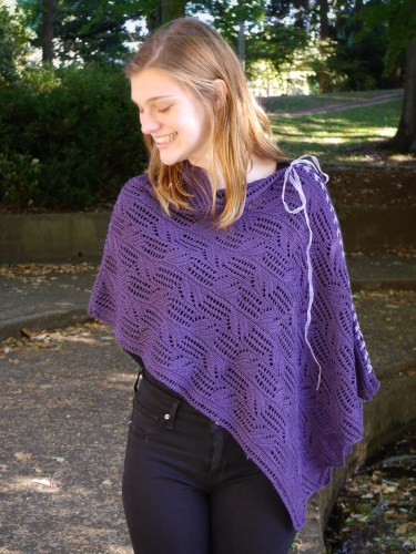Trellis Vines poncho
