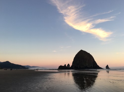 Haystack Rock at Cannon Beach