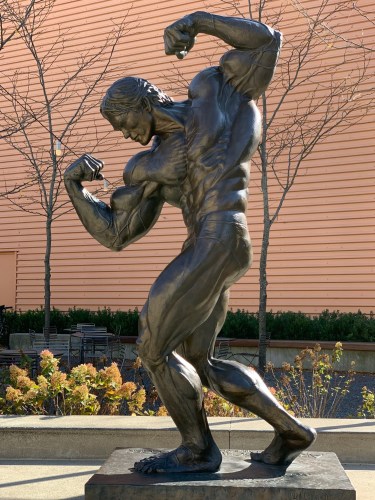 Statue of Arnold Schwarzenegger