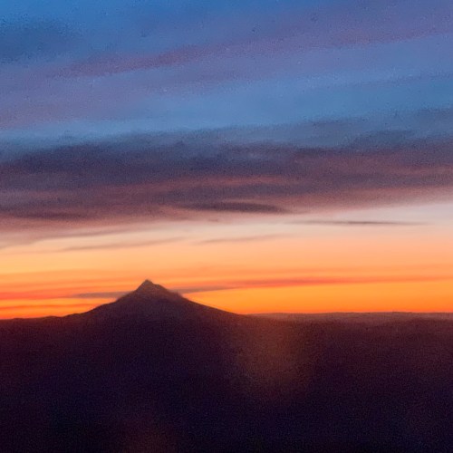 Mount Hood at pre-dawn