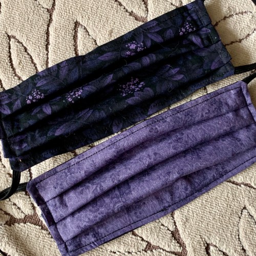 Face masks purple