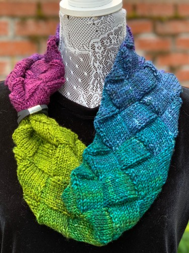 Minerva Cowl with Wrist Ruler