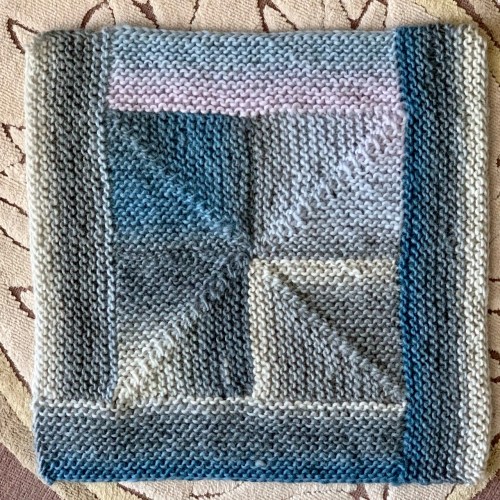 knit blanket square