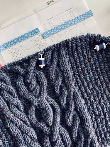 cabled knitting