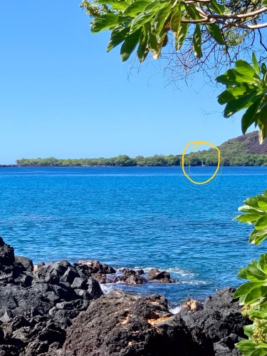 Captain Cook monument at Kealakekua