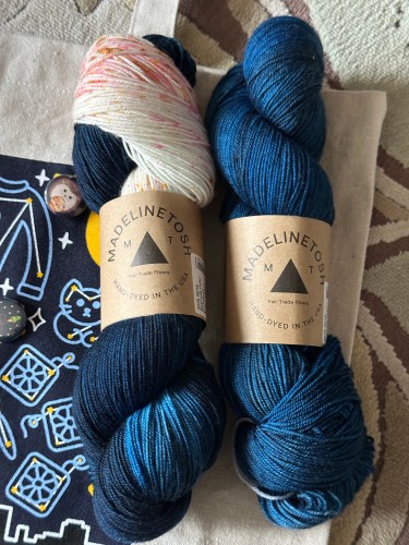 Two skeins of yarn