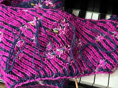 Back side of brioche plus pooling