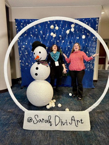 Sarah Divi's interactive art display
