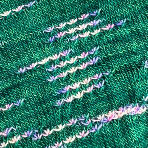 Trillium assigned pooling stitch