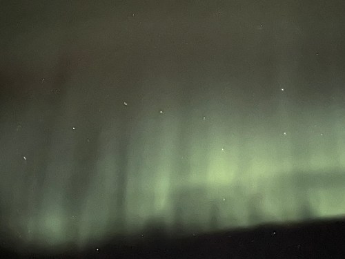 aurora borealis with the big dipper